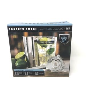 Sharper Image 3 Piece Classic Mixology Set